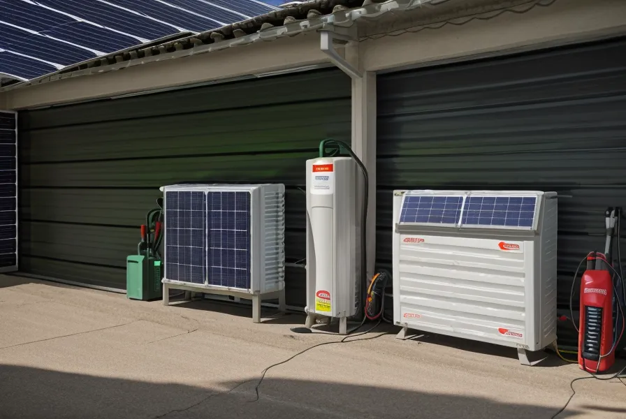 Onduleur solaire dans un garage près d'Albi, utilisé pour suivre la consommation électrique du foyer